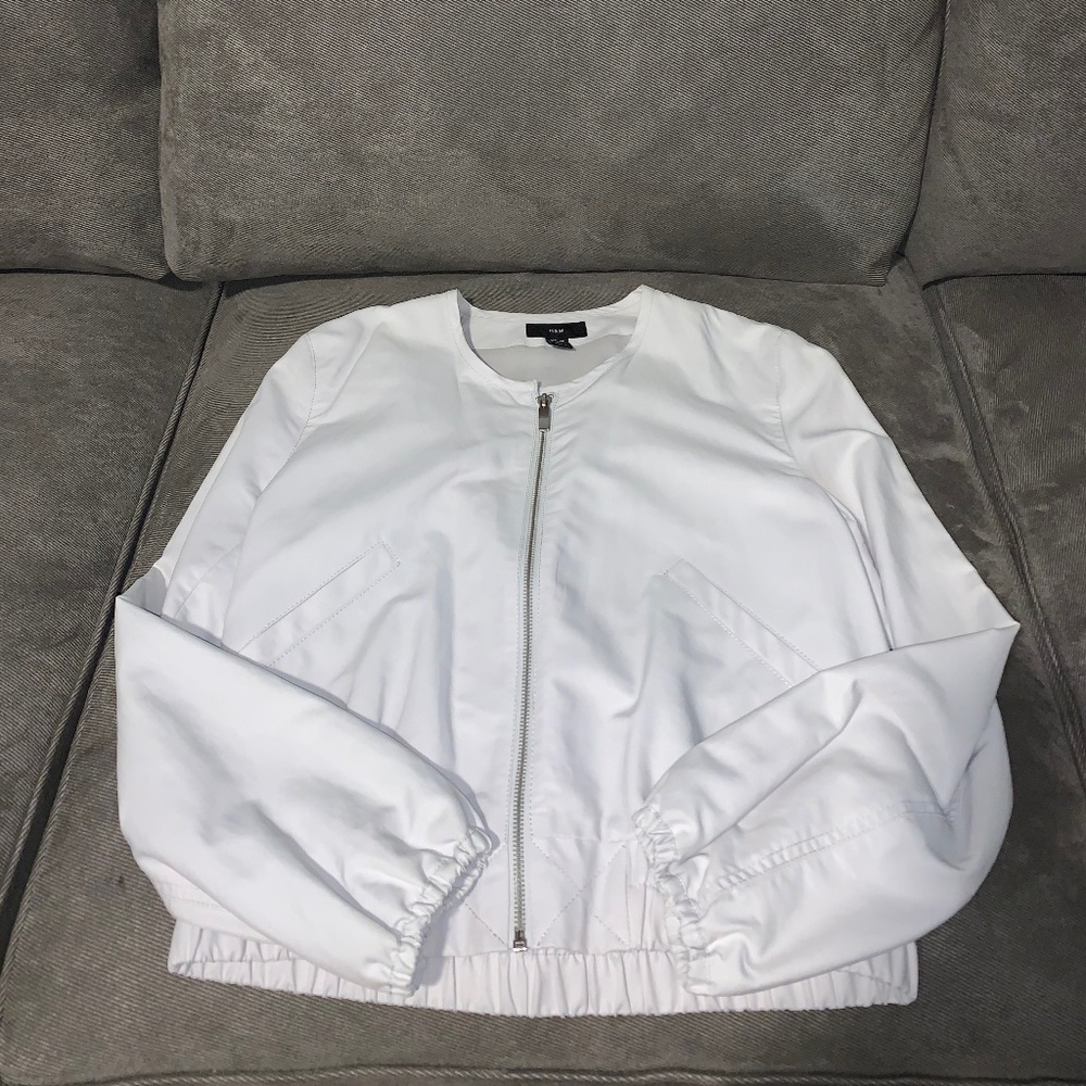 Gray Collarless Jacket - Picture 7 of 7